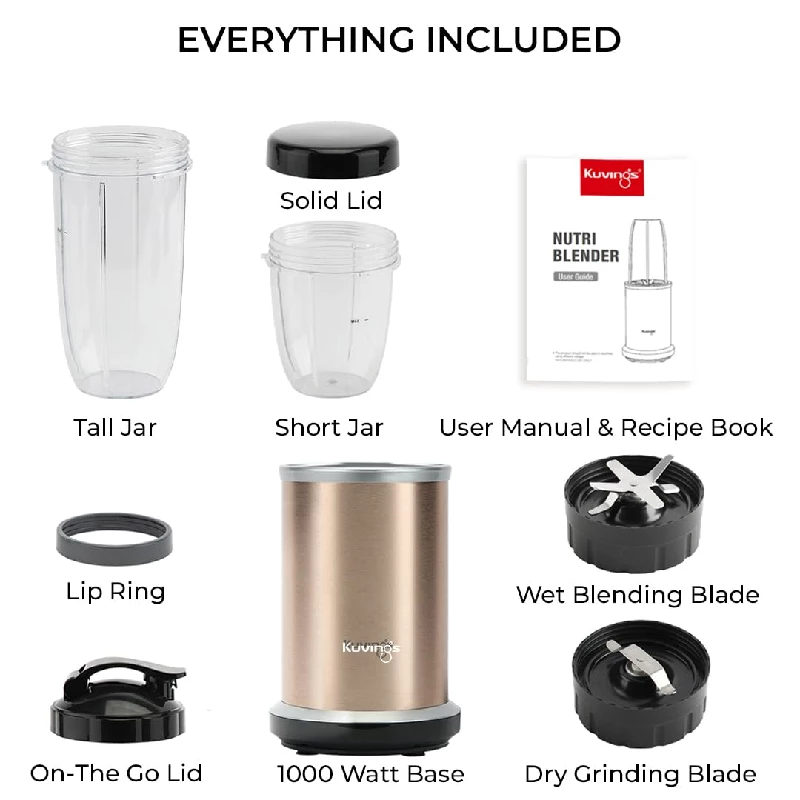 Kuvings 1000 Watts Nutri Pro Blender, Champagne Gold-2.webp